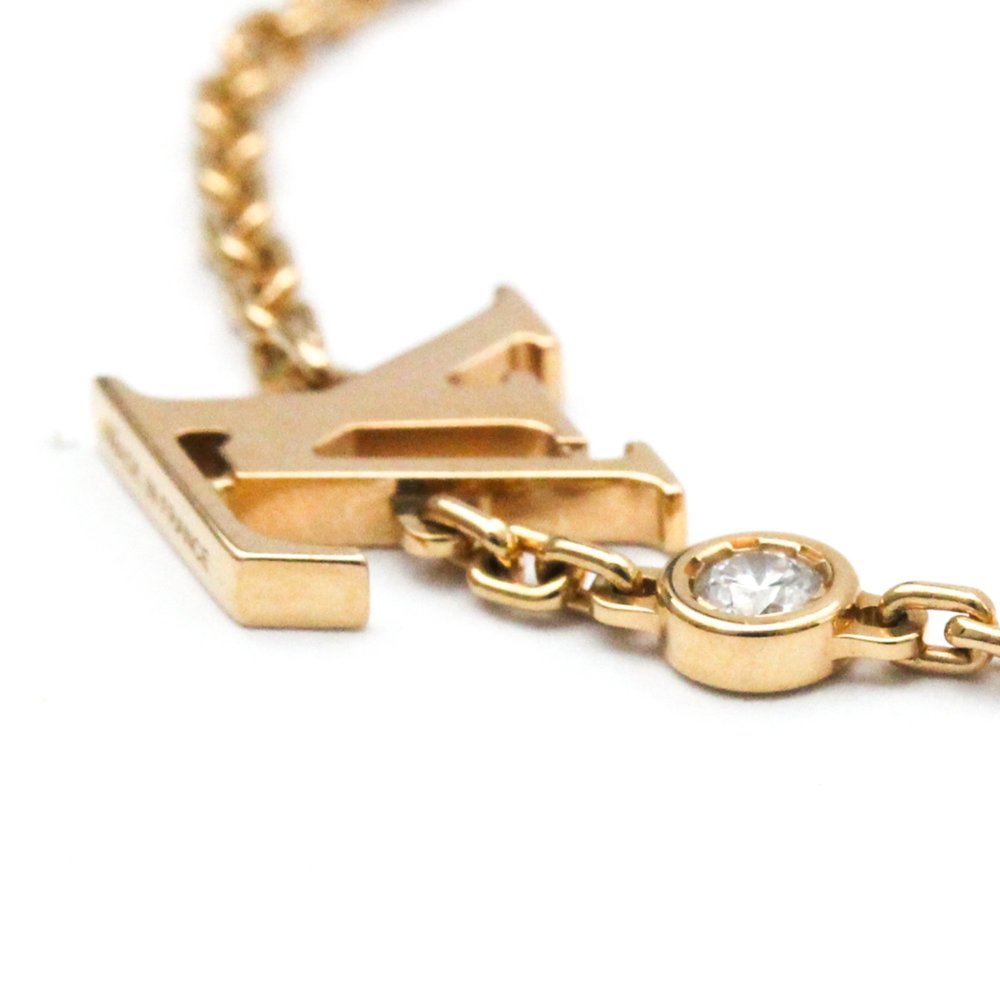 LOUIS VUITTON 18k Rose Gold Diamond Charm Bracelet - Picture 2 of 9